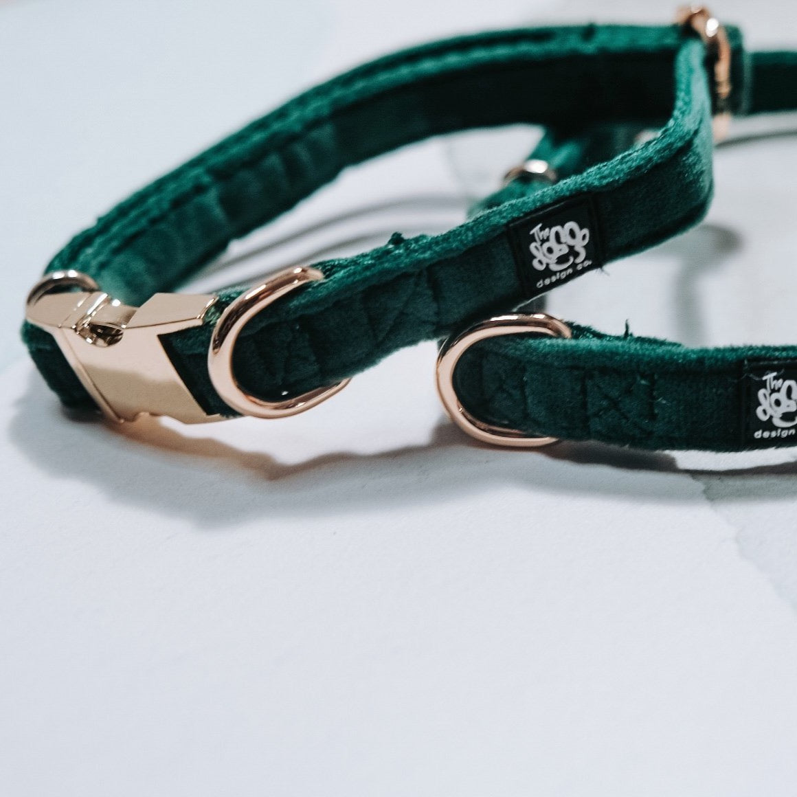 Emerald City | Velvet Collar - The Doggo Design Co