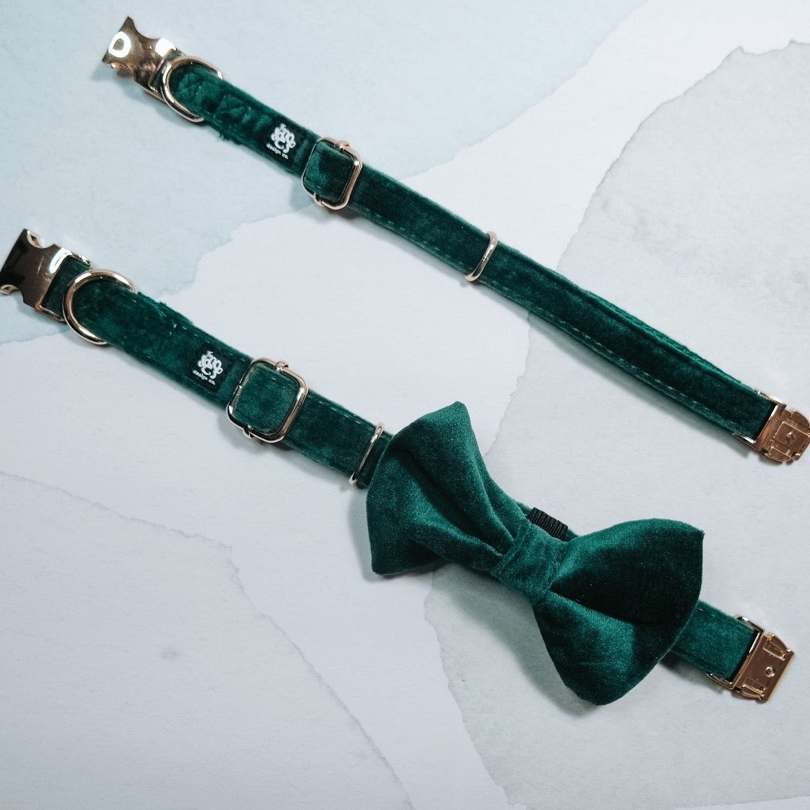 Emerald City | Velvet Collar - The Doggo Design Co