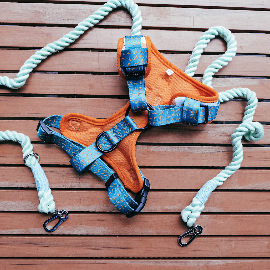 Going Bananas - Adjustable Harness - The Doggo Design Co