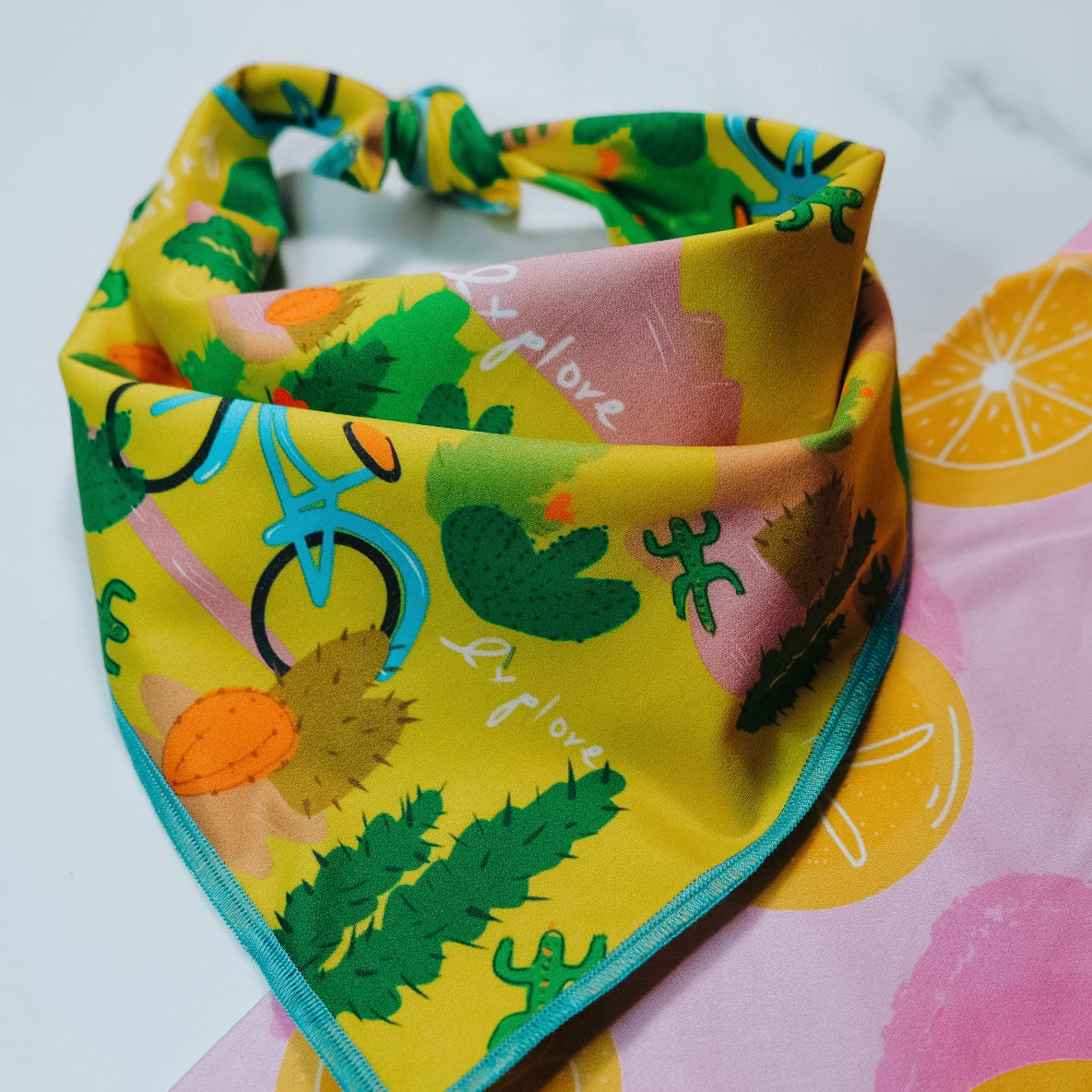 Yellow Bandanas | Adventure Dogs | Dog Bandanas | Aesthetic Doggo | by The Doggo