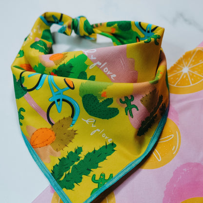 Yellow Bandanas | Adventure Dogs | Dog Bandanas | Aesthetic Doggo | by The Doggo