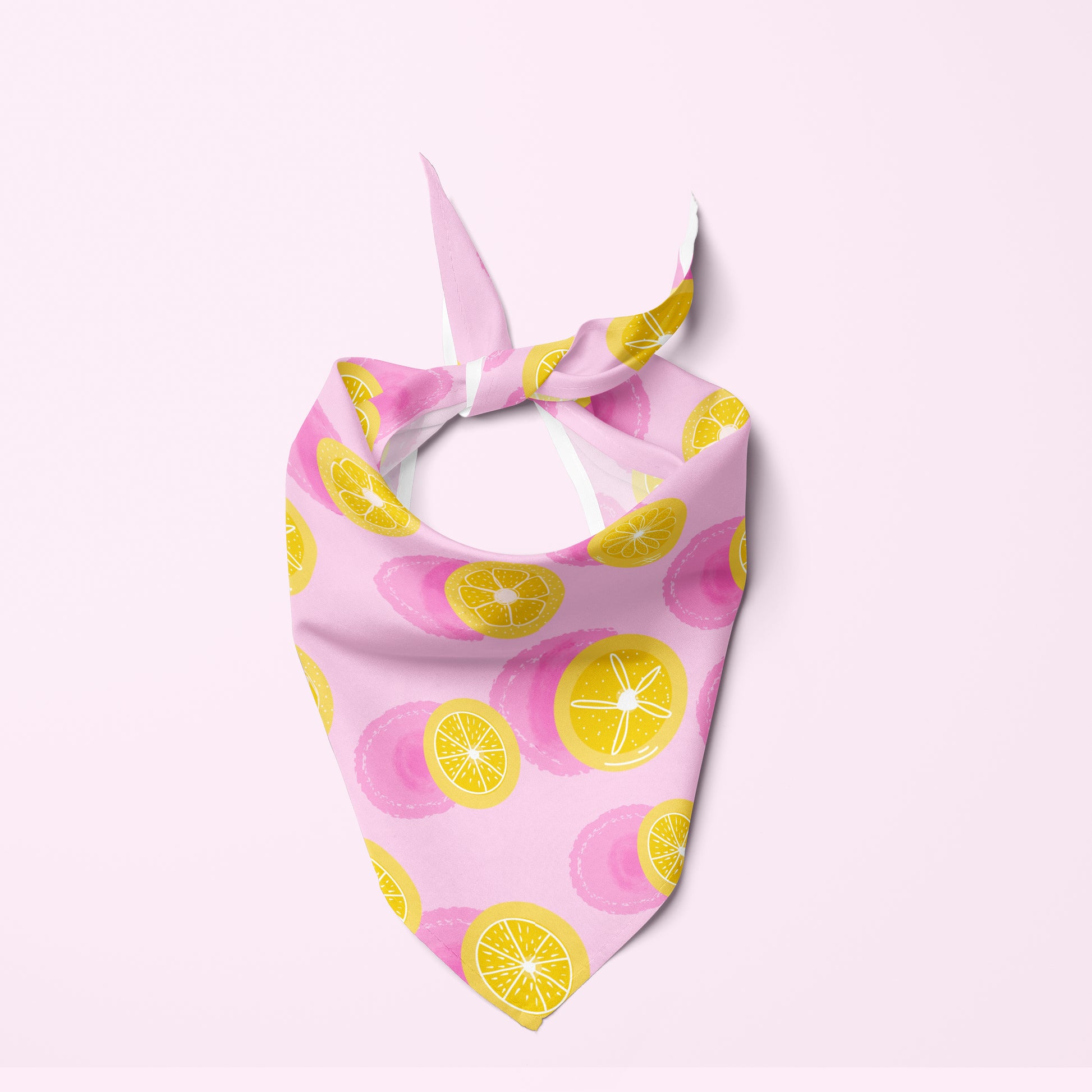 Pink Lemonade bandana - The Doggo Design Co